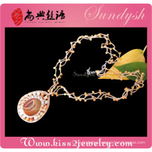 China Rare Treasures Jade beads Chain Necklace Antique Pendants